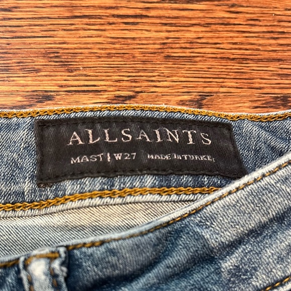 ALLSAINTS MAST SKINNY JEANS - Picture 2 of 5